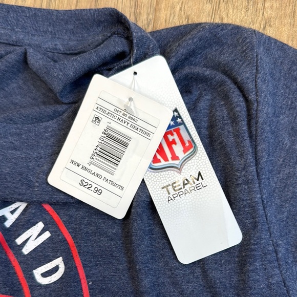 NWT NFL Patriots Navy Blue Short Sleeve Tee Size XL - Picture 5 of 11